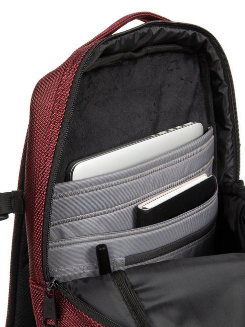 TECUM M CNNCT Plecak na laptopa 15" Burgundia - Plecaki szkolne i rekreacyjne