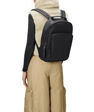 RAINS BOOK DAYPACK  Wodoodporny plecak czarny - Plecaki szkolne i rekreacyjne - 4