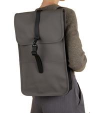 RAINS BACKPACK Wodoodporny plecak szary - Plecaki szkolne i rekreacyjne - 3