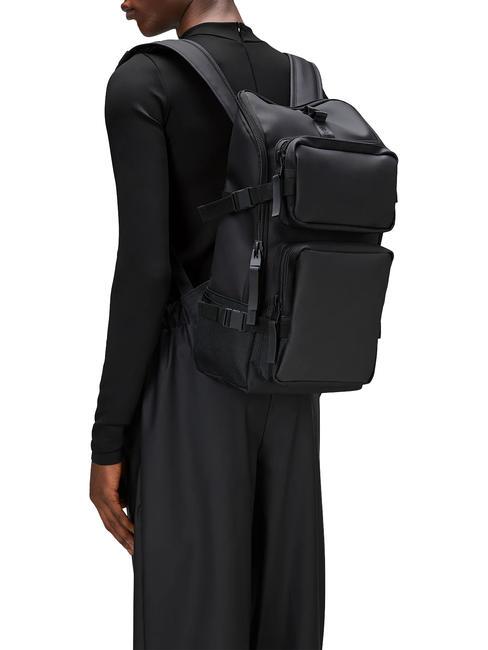 TRAIL CARGO BACKPACK Plecak na laptopa 13" czarny - Plecaki szkolne i rekreacyjne