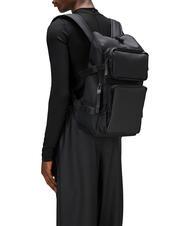 RAINS TRAIL CARGO BACKPACK Plecak na laptopa 13" czarny - Plecaki szkolne i rekreacyjne - 4