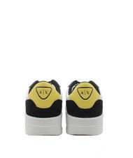 ARMANI EXCHANGE A|X Adidasy czarny+ż&oacute;łty - Buty męskie - 4