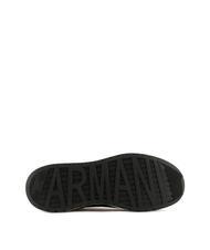 ARMANI EXCHANGE DUSSELDORF Trampki męskie czarny+drewno+pomarańczowy - Buty męskie - 6
