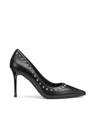 CULT QUEEN 3878 Sk&oacute;rzany dekolt z aplikacjami - Buty damskie