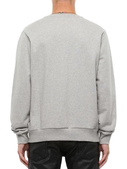 S-GIRK Bluza bawełniana z okrągłym dekoltem szary - Bluzy męskie