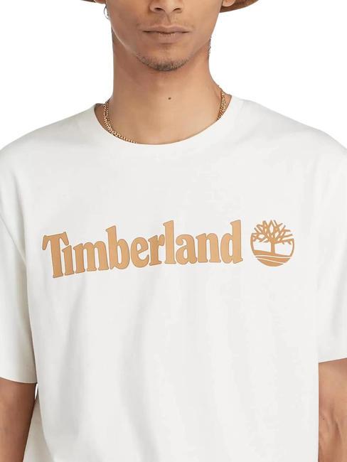 KENNEBEC RIVER LINEAR LOGO Koszulka bawełniana biały vintage - Koszulki męskie