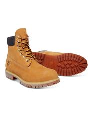 TIMBERLAND 6 INCH PREMIUM Botki z nubuku ż&oacute;łty - Buty męskie - 6