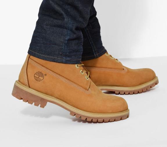 6 INCH PREMIUM Botki z nubuku ż&oacute;łty - Buty męskie