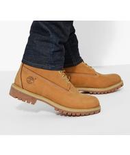 TIMBERLAND 6 INCH PREMIUM Botki z nubuku ż&oacute;łty - Buty męskie - 7