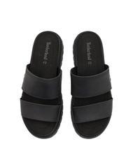 TIMBERLAND CLAIREMONT WAY Sandały sk&oacute;rzane czarny, pełnoziarnisty - Buty damskie - 3