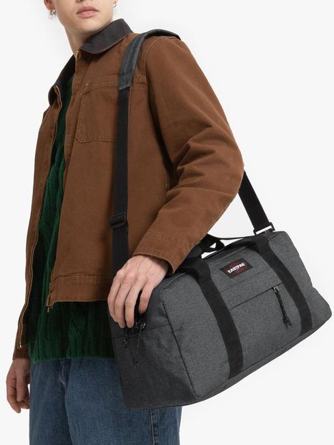 COMPACT + Torba podr&oacute;żna z paskiem na ramię CzarnyDenim - Mn&oacute;stwo