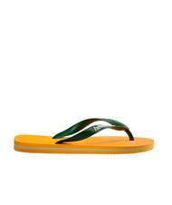HAVAIANAS BRASIL LOGO Klapki  ż&oacute;łty - Buty uniseks - 3