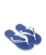 HAVAIANAS BRASIL LOGO Klapki  morski niebieski - Buty uniseks - 2