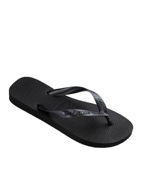 TOP TIRAS SENSES Klapki CZARNY - Buty damskie