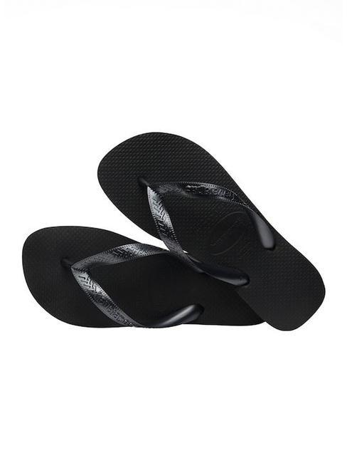 TOP TIRAS SENSES Klapki CZARNY - Buty damskie