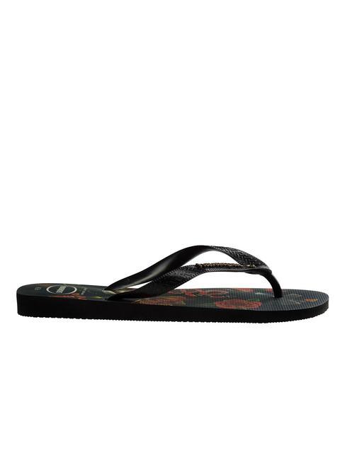 TOP TRIBO Klapki czarny czarny - Buty męskie