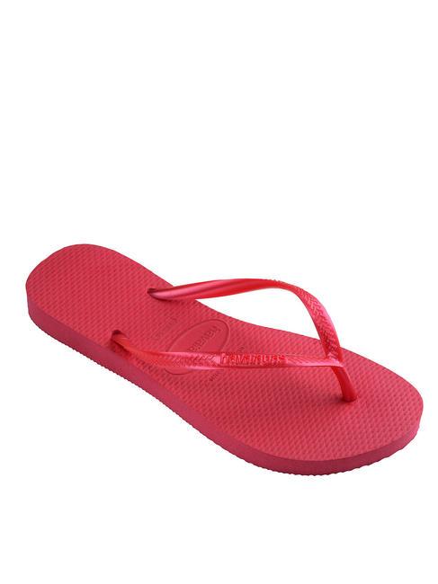 SLIM Klapki r&oacute;żowa gorączka - Buty damskie