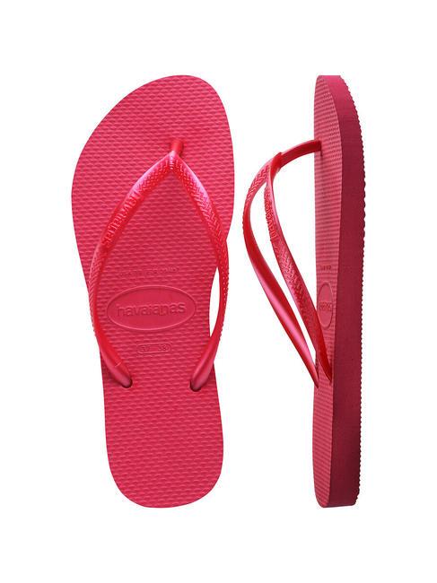 SLIM Klapki r&oacute;żowa gorączka - Buty damskie
