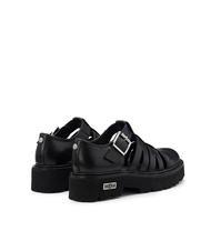 CULT SLASH 4210 Wycinany sk&oacute;rzany but czarny - Buty damskie - 4