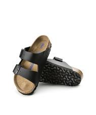 BIRKENSTOCK ARIZONA BIRKO-FLOR Sandał-kapcik czarny - Buty uniseks - 5