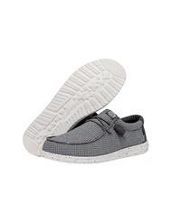 HEY DUDE WALLY SPORT MESH Łatwe do założenia mokasyny szary - Buty męskie - 6