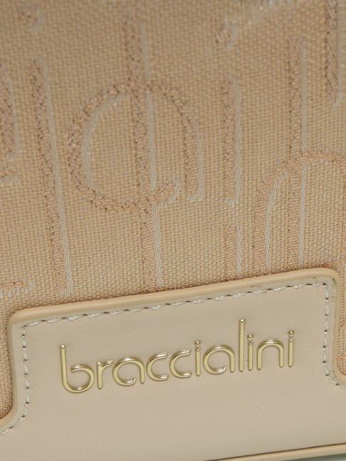FONT Torba na aparat fotograficzny Jacquard beżowy - Torby damskie