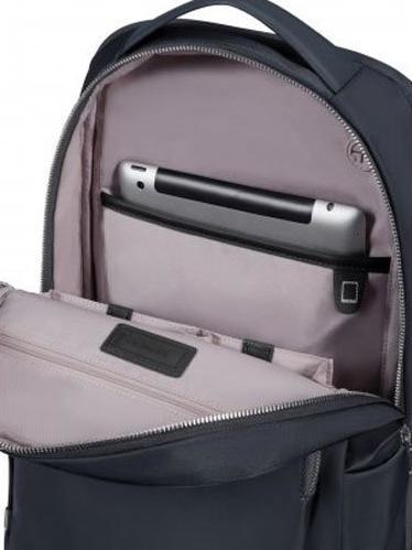 BE-HER Plecak na laptopa 14" CIEMNOGRANATOWY - Plecaki na laptopa do pracy