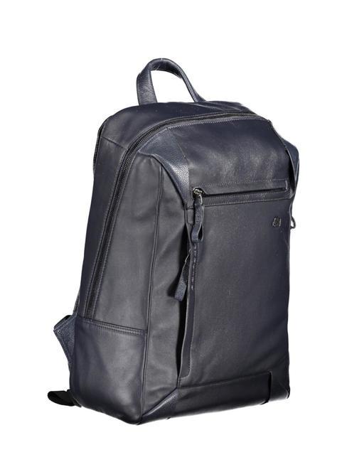 PAN Plecak sk&oacute;rzany na laptopa 15" niebieski - Plecaki na laptopa do pracy
