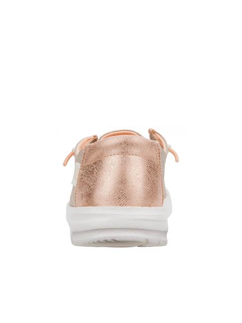 WENDY METALLIC SPARKLE Łatwe w zakładaniu buty z materiału z brokatem r&oacute;żowe złoto - Buty damskie