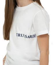 TRUSSARDI PANELLA Komplet składający się z bawełnianej koszulki i bermud&oacute;w biały/ind. - Dresy dziecięce - 3