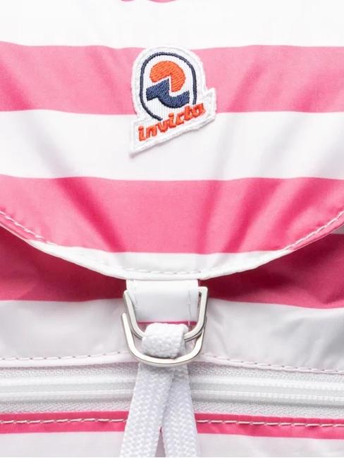 MINISAC VINTAGE Plecak składany r&oacute;żowo-biały - Plecaki szkolne i rekreacyjne