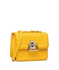 FURLA VILLA Mała sk&oacute;rzana torba na ramię pyłek kwiatowy - Torby damskie - 2