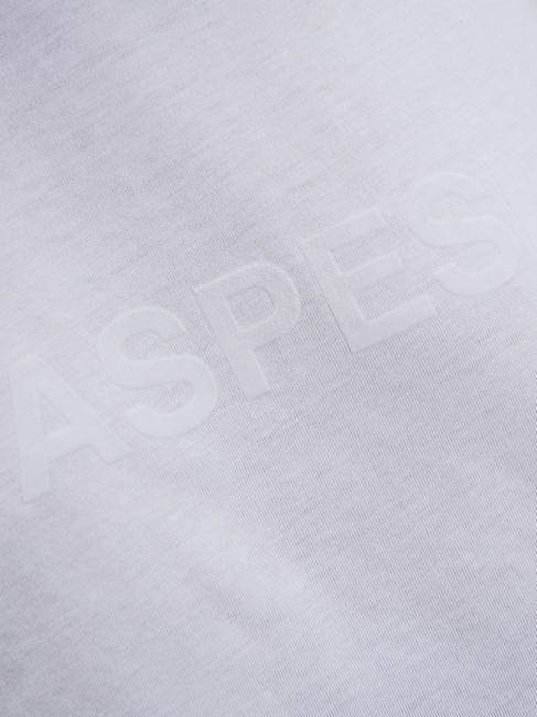 BASIC FLOCK Koszulka bawełniana z logo biały - Koszulki męskie