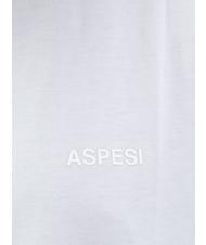 ASPESI BASIC Koszulka bawełniana z logo biały - Koszulki męskie - 3
