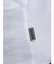 ASPESI BASIC Koszulka bawełniana z logo biały - Koszulki męskie - 4