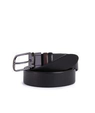 PIQUADRO BLACK SQUARE Dwustronny pasek sk&oacute;rzany - Paski