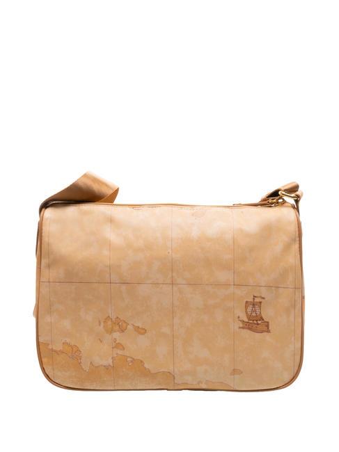 GEO CLASSIC Torba na ramię z kieszeniami NATURALNY - Torby damskie