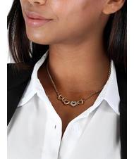 MORELLATO BAGLIORI Naszyjnik choker 4 serca - Naszyjniki