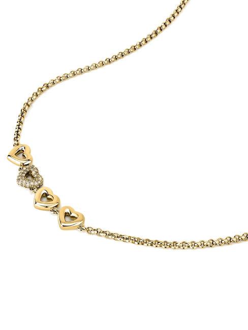BAGLIORI Naszyjnik choker 4 serca złoto - Naszyjniki