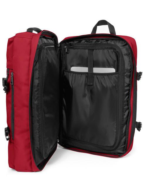 TRAVELPACK  Plecak podr&oacute;żny, uchwyt na laptopa 17" szkarłatno-czerwony - Plecaki szkolne i rekreacyjne