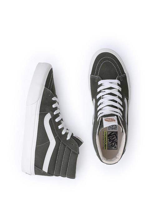 UA SK8-HI VR3 Wysokie trampki z pł&oacute;tna i sk&oacute;ry liść winogronowy - Buty uniseks