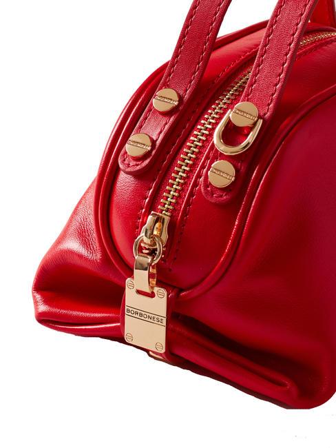 SEXY Torba na ramię Micro Bag, ze sk&oacute;ry wiśniowy - Torby damskie