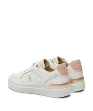 TOMMY HILFIGER LUX HARDWARE COURT  Sk&oacute;rzane trampki starożytna biel - Buty damskie - 3
