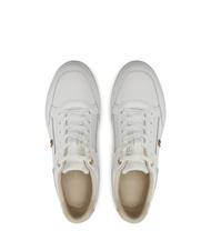 TOMMY HILFIGER LUX HARDWARE COURT  Sk&oacute;rzane trampki starożytna biel - Buty damskie - 4