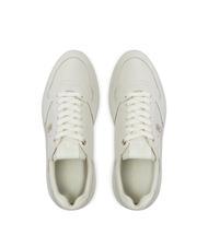 TOMMY HILFIGER LUX POINTY COURT  Sk&oacute;rzane trampki starożytna biel - Buty damskie - 4