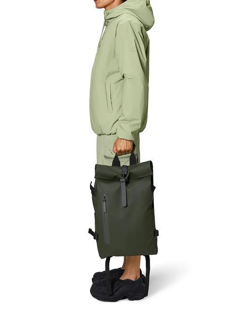 ROLLTOP RUCKSACK Plecak zielony - Plecaki szkolne i rekreacyjne