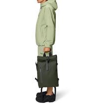RAINS ROLLTOP RUCKSACK Plecak zielony - Plecaki szkolne i rekreacyjne - 3