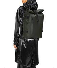 RAINS ROLLTOP RUCKSACK Plecak zielony - Plecaki szkolne i rekreacyjne - 4