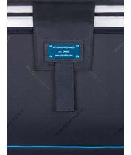 PIQUADRO CAMPIONARIO - ILI Sk&oacute;rzana teczka na laptopa 14" niebieski - Teczki robocze - 4