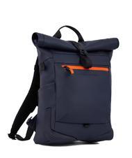 PIQUADRO CORNER SPECIALE GOMMATO Plecak z rolowaną g&oacute;rą na laptopa 15,6" niebieski - Plecaki na laptopa do pracy - 2